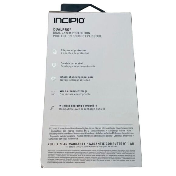 10/$25🦋 Incipio Dualpro Galaxy S10+ Clear Case - Picture 11 of 15